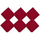 Kit 6 Un Guardanapo Renda Guipir Vermelho 45X45Cm Rafimex Kit 6 Un Guardanapo Renda Guipir Vermelho 45X45Cm Rafimex