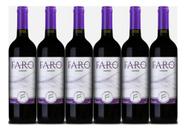Kit 6 un vinho chileno faro carmenere 750 ml