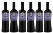 Kit 6 Un Vinho Saint Germain Reservado Merlot Demi Sec 750 ml