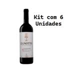 Kit 6 Un Vinho Zanotto Tinto Seco Sangiovese 750 ml
