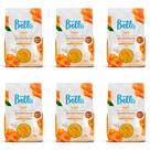 Kit 6 Unidades Cera Quente Depilatória Depil Bella Confete Alta Performance Extrato de Mel 1kg