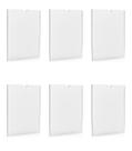 Kit 6 unidades de Display Porta Folha De Parede A4 Com Dupla Face Vhb