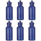 Kit 6 Unidades Squeeze Magussy 500ml Azul