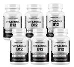 Kit 6 unidades Vitamina B12 Metilcobalamina 90 Comprimidos Mastigáveis Provitalli Alta Absorção e Biodisponibilidade