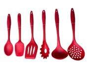 Kit 6 Utensílios De Cozinha De Silicone
