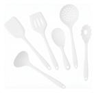 Kit 6 Utensílios De Cozinha Em Silicone Premium Resistente