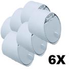 Kit 6 Válvula De Retenção Anti-rato Para Canos Pvc 2''