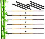 Kit 6 Varas Telescópicas Albatroz Fishing Bamboo 41% Carbono (2x - 3,00, 4,00 e 5,00 Metros)