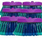 kit 6 vassoura de plástico Fiorella 28cm