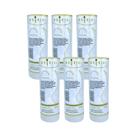 Kit 6 Velas de 7 Dias Brancas 100% Parafina Pura 265g