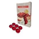 Kit 6 Velas Framboesa Lavanda Branca Difusor Fondue 6h