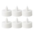 Kit 6 Velas LED Eletrônicas Decorativas Luz Amarela Quente