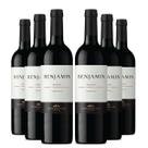KIT 6 Vinho Argentino Benjamin Blend Malbec e Cabernet, 750ml