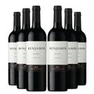 KIT 6 Vinho Argentino Benjamin Malbec, 750ml