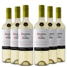 KIT 6 Vinho Branco Casillero del Diablo Sauvignon Blanc 750ml