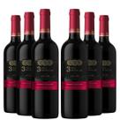KIT 6 Vinho Chileno 3 Tres Medallas Cabernet Sauvignon 750ml