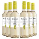 KIT 6 Vinho Chileno Chilano Moscato Branco Suave, 750ml