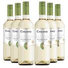 KIT 6 Vinho Chileno Chilano Sauvignon Blanc, 750ml