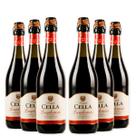 KIT 6 Vinho Italiano Lambrusco Cella Tinto Suave, 750ml