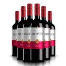 Kit 6 Vinho San Severo Bordo Tinto Suave 750ml