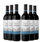 KIT 6 Vinho Tinto Argentino Trapiche Vineyards Merlot, 750ml