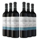 KIT 6 Vinho Tinto Argentino Trapiche Vineyards Syrah, 750ml