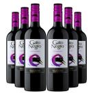 KIT 6 Vinho Tinto Chileno Gato Negro Carmenere, 6x750ml