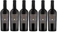 Kit 6 Vinho Tinto Italiano Manieri Primitivo Di Manduria