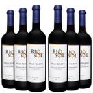 KIT 6 Vinho Tinto Rio Sol Gran Reserva Alicante Bouschet, 6x750ml