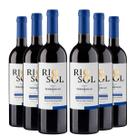 KIT 6 Vinho Tinto Rio Sol Tempranillo, 6x750ml
