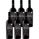 Kit 6 Vinho Tinto Suave Seleção Pérgola Garrafa 750ml