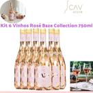 Kit 6 Vinhos Rosé Baze Collection 750ml Frescor, Aromas Vibrantes e Elegância para Momentos Leves