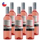 Kit 6 Vinhos Ventisquero Clásico Rosé Chile 750ml Kit 6 Vinhos Ventisquero Clásico Rosé Chile 750ml