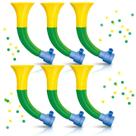 Kit 6 Vuvuzela Corneta Curvada N4 De Assoprar Para Torcedor Copa Do Mundo Brasil Kit 6 Vuvuzela Corneta Curvada N4 De Assoprar Para Torcedor Copa Do Mundo Brasil
