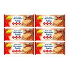 Kit 6 wafer veg diet zero açucar chocolate e avela 115g lowçucar