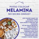 Kit 6 Xícara com Pires 250ml em Melamina
