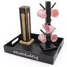 Kit 6 Xicara Porta Capsulas Nespresso Bandeja Acrílico Cores Kit 6 Xicara Porta Capsulas Nespresso Bandeja Acrílico Cores