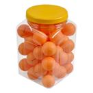 Kit 60 Bolas de Tênis de Mesa Ping Pong ABS 40mm 3 Estrelas Laranja Poker Cor:LaranjaTamanho:ÚnicoGênero:Unissex