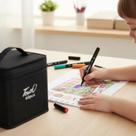 Kit 60 Canetinhas com 1 Caderno Ursinho 48 páginas Capa Dura