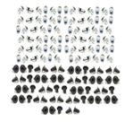 Kit 60 Grampos Metal Revestimento Forro Porta Fusca + 60 Chupetas Borracha