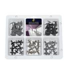 Kit 60 Grampos Revestimento Interno Universal Mix 6 Itens