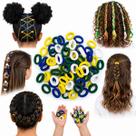 Kit 60 Mini Xuxinha De Cabelo cor verde branco azul amarelo Kit 60 Mini Xuxinha De Cabelo cor verde branco azul amarelo