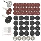 Kit 60 Peças Para Micro Retifica ( Corte Em Ferro e Vidro)
