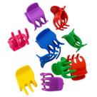 Kit 60 Piranhas Prendedor média de Cabelo Colorida plastico Kit 60 Piranhas Prendedor média de Cabelo Colorida plastico
