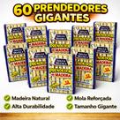 Kit 60 Prendedores de Madeira Gigante Águia Branca Alta Qualidade