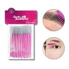 Kit 600 Pincel Pente Escovinha Cílio Sobrancelha Lash Design Extensão de Cílios Designer de Sobrancelhas Profissional Studio Salão de Beleza
