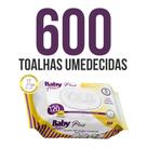 Kit 600 Toalhas Umedecidas com 5 pacotes de 120 toalhas