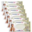Kit 600 toalhas umedecidas personalidade baby total care 20 cm x 15 cm