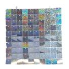 Kit 64 Unidades Painel Decorativo Lantejoula Shimmer Wall Laser Prata Kit 64 Unidades Painel Decorativo Lantejoula Shimmer Wall Laser Prata