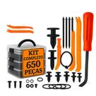 Kit 650 Presilha Grampo Parabarro Parachoque Universal Carro Pratiarejo